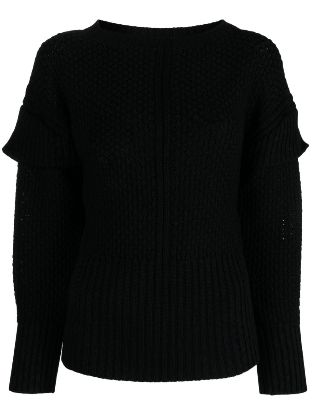 Alberta Ferretti Pullover in Häkeloptik - Schwarz von Alberta Ferretti