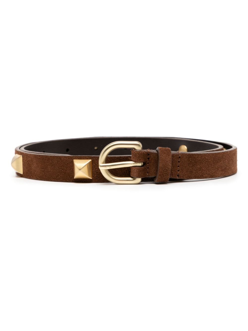 Alberta Ferretti studded leather belt - Braun von Alberta Ferretti