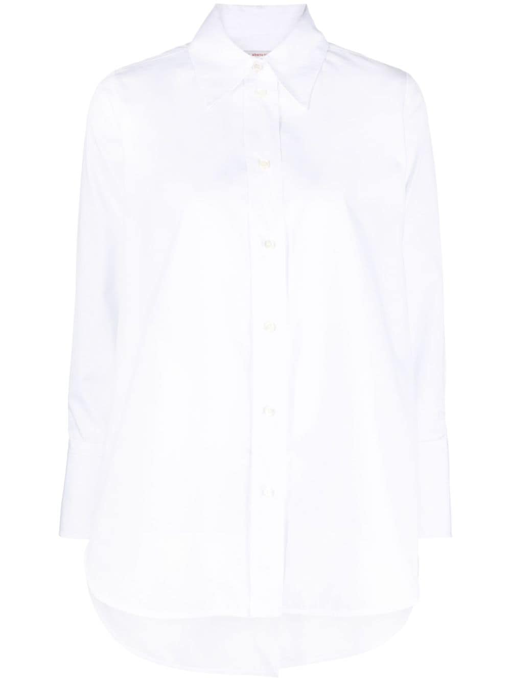 Alberto Biani Hemd mit gespreiztem Kragen - Weiß von Alberto Biani