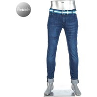 Alberto Bike Herren Jeans blau Baumwoll-Stretch Slim Fit von Alberto Bike