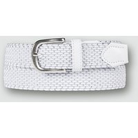 Alberto Golf Damen Gürtel weiß Textil unifarben von Alberto Golf