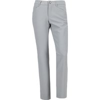 Alberto Golf Damen Hosen grau Mikrofaser von Alberto Golf