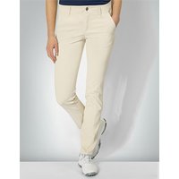 Alberto Golf Damen Hosen beige Mikrofaser von Alberto Golf