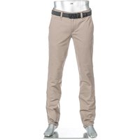 Alberto Golf Herren Golfhose beige Mikrofaser von Alberto Golf