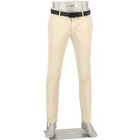 Alberto Golf Herren Golfhose beige Slim Fit von Alberto Golf