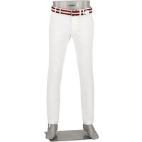 Alberto Golf Herren Hosen weiß Mikrofaser von Alberto Golf