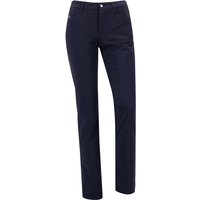 Alberto Damen Hosen blau Stretch unifarben von Alberto