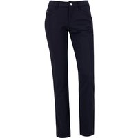 Alberto Damen Hosen schwarz Stretch unifarben von Alberto