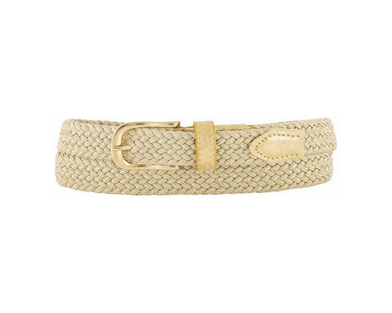 Alberto Flechtgürtel 01018574 Alberto Damen Gürtel geflochten Metallic Look von Alberto