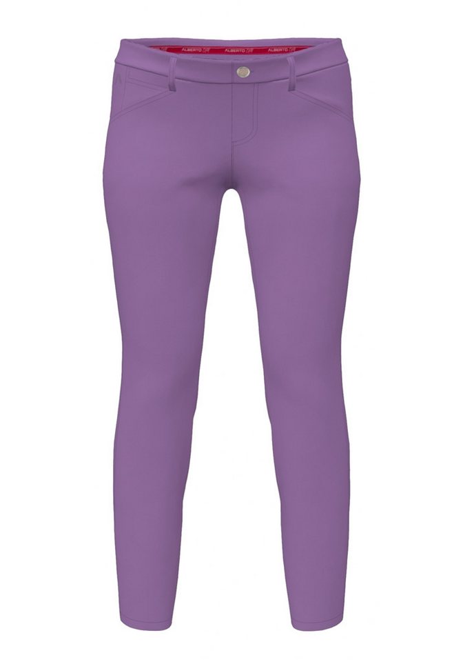 Alberto Golfhose Alberto Golf Hose Mona Purple Damen von Alberto