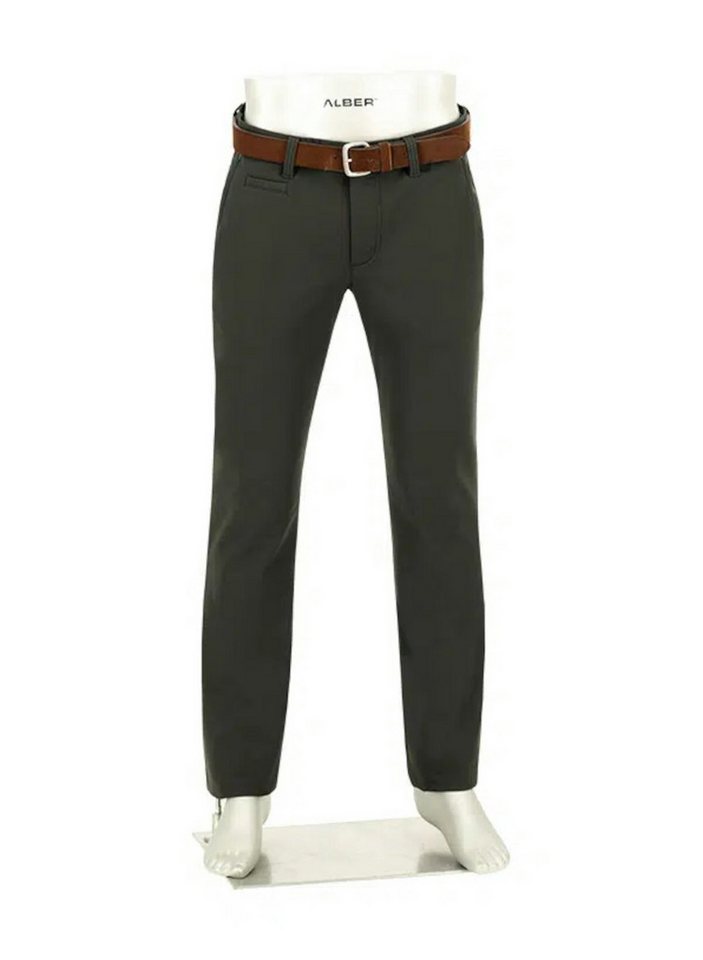 Alberto Golfhose Alberto Golf Hose Rookie Cosy Jersey Check WR Dunkel Grün Herren von Alberto