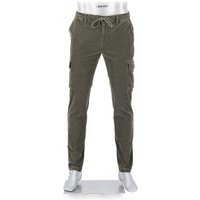 Alberto Herren Cargohose grün Slim Fit von Alberto