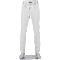 Alberto Herren Chino beige Baumwolle-Leinen von Alberto