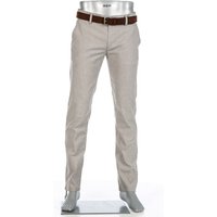 Alberto Herren Chino beige Baumwolle von Alberto