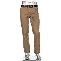 Alberto Herren Chino beige Baumwolle von Alberto