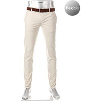 Alberto Herren Chino beige Baumwolle von Alberto