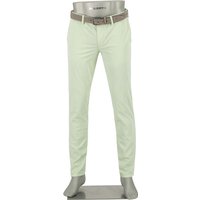 Alberto Herren Chino grün Baumwoll-Stretch von Alberto