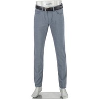 Alberto Herren Hose blau meliert von Alberto