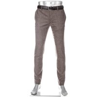 Alberto Herren Hose braun Oxford von Alberto