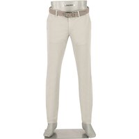 Alberto Herren Chino grau Baumwoll-Stretch von Alberto