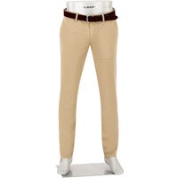 Alberto Herren Chino beige Baumwoll-Stretch von Alberto