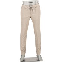 Alberto Herren Hosen beige Flanell von Alberto