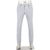 Alberto Herren Hosen blau Flanell von Alberto