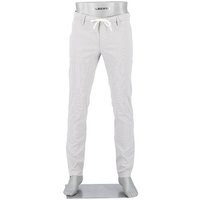 Alberto Herren Chino grau gemustert Slim Fit von Alberto