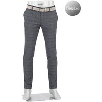 Alberto Herren Hosen grau kariert Slim Fit Alberto Herren Hosen grau kariert Slim Fit von Alberto