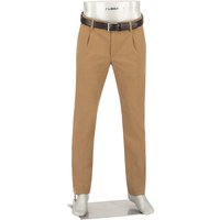 Alberto Herren Hosen grau Flanell von Alberto