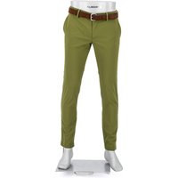 Alberto Herren Hose grün Slim Fit von Alberto