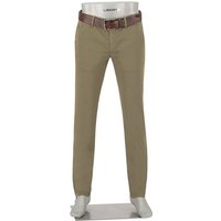 Alberto Herren Chino grün Baumwoll-Stretch von Alberto