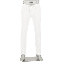 Alberto Herren Hosen weiß Slim Fit von Alberto