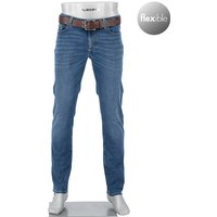 Alberto Herren Jeans blau Baumwolle von Alberto