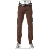 Alberto Herren Jeans braun Baumwolle von Alberto