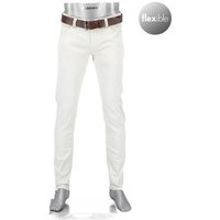 Alberto Herren Jeans weiß Baumwolle von Alberto