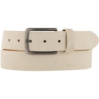 Alberto Herren Ledergürtel beige Veloursleder von Alberto