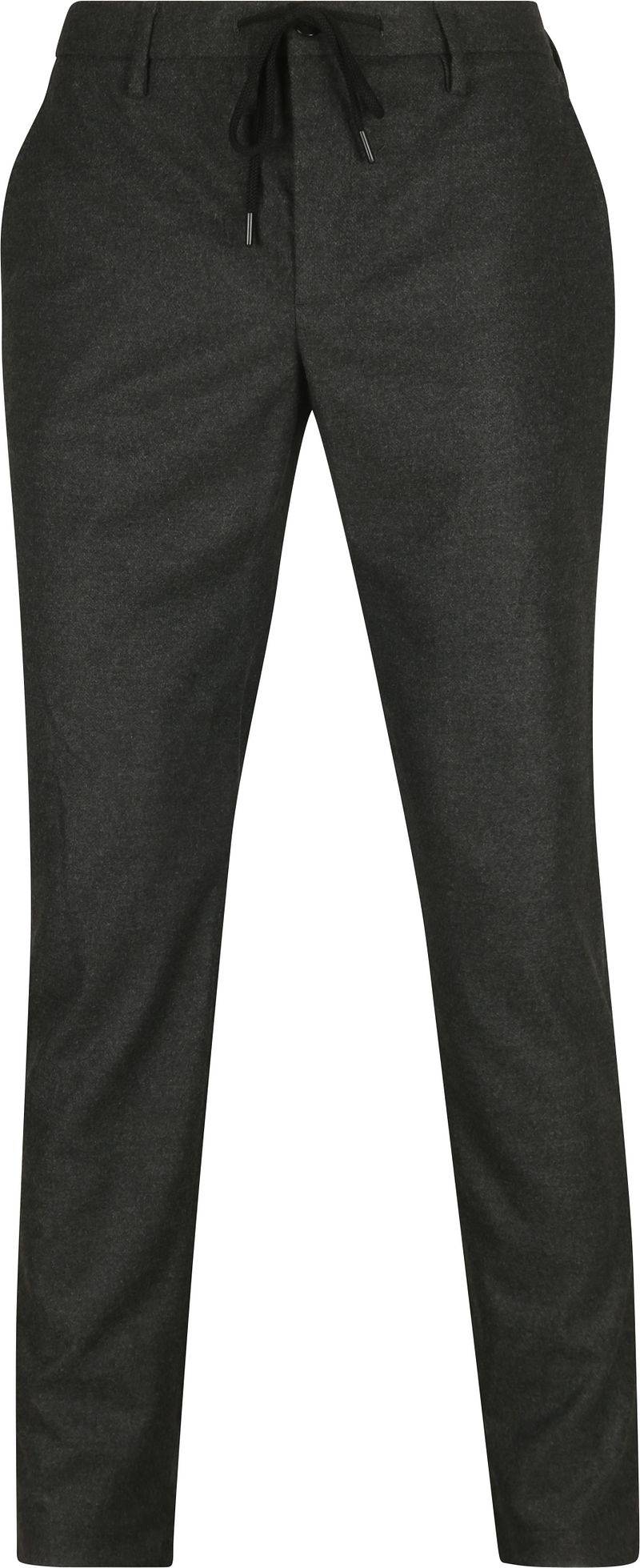 Alberto Hose Jump Flanel Anthrazit - Größe W 34 - L 32 von Alberto