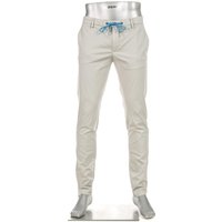 Alberto Herren Hose grau Cotton Slim Fit von Alberto