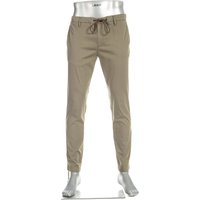 Alberto Herren Hose grün Cotton Slim Fit von Alberto