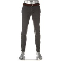 Alberto Herren Hose grün Baumwolle Slim Fit von Alberto