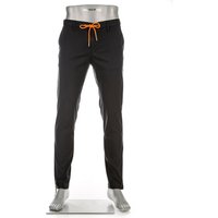 Alberto Herren Cotton Hose schwarz Slim Fit von Alberto
