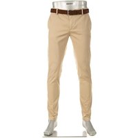 Alberto Herren Hose beige Cotton Slim Fit von Alberto