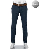 Alberto Herren Chino blau Baumwolle Slim Fit von Alberto