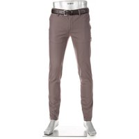 Alberto Herren Chino grau Cotton Slim Fit von Alberto