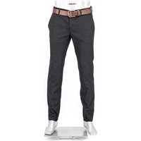 Alberto Herren Hose grau Flanell Slim Fit von Alberto