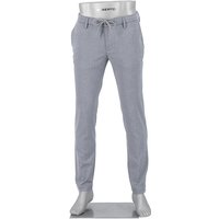 Alberto Herren Hose grau Ceramica meliert Slim Fit von Alberto