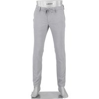 Alberto Herren Hose grau Ceramica meliert Slim Fit von Alberto