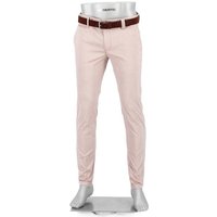 Alberto Herren Chino lila Baumwolle Slim Fit von Alberto