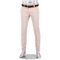 Alberto Herren Chino lila Baumwolle Slim Fit von Alberto